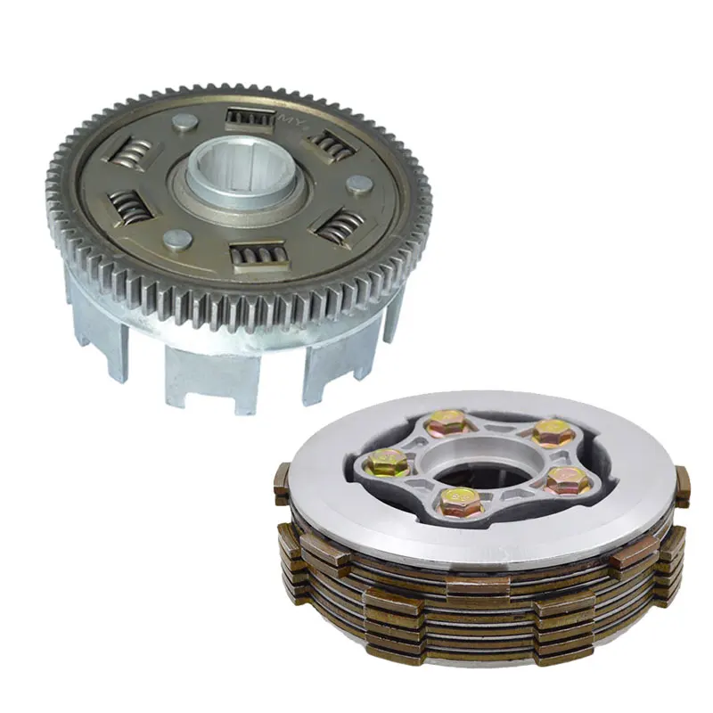 Motorcycle Clutch Parts Drum Hub Assembly With Widen Friction Pressure Plate For Honda CRF230 CRF 230 Brasil 7pcs Friction Disc