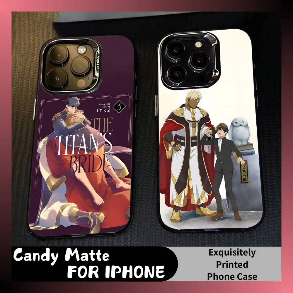 capa-de-celular-anime-para-meninos-a-noiva-do-tita-para-iphone-16-17-15-14-12-13-pro-max-preta-fosca-candy-antichoque