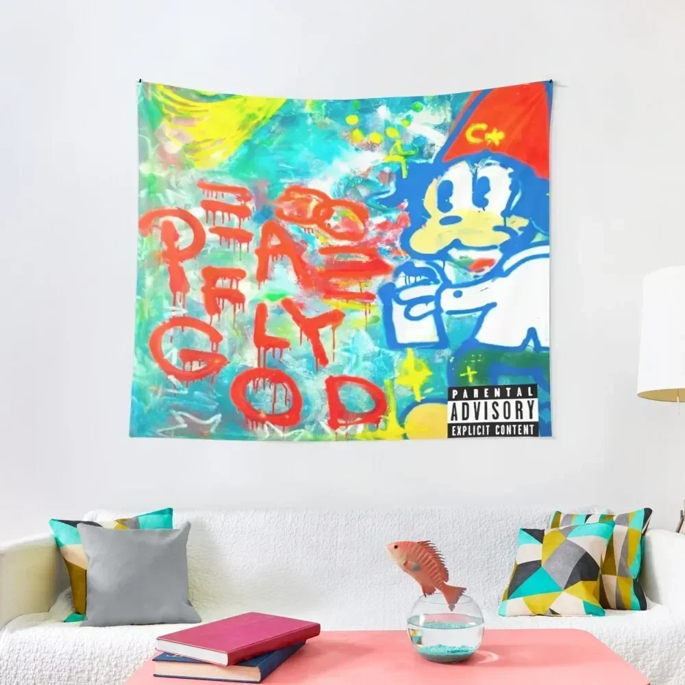 Westside Gunn Peace Fly God Tapestry Wallpaper Bedroom Room Aesthetic Wallpapers Home Decor Tapestry