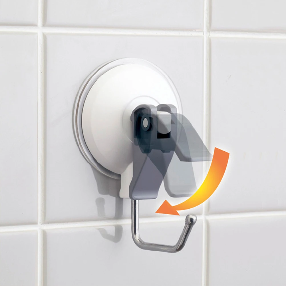 

3 Pcs Suction Cup Hook Bathroom Hangers and Hooks with Cups Heavy Duty Sucker