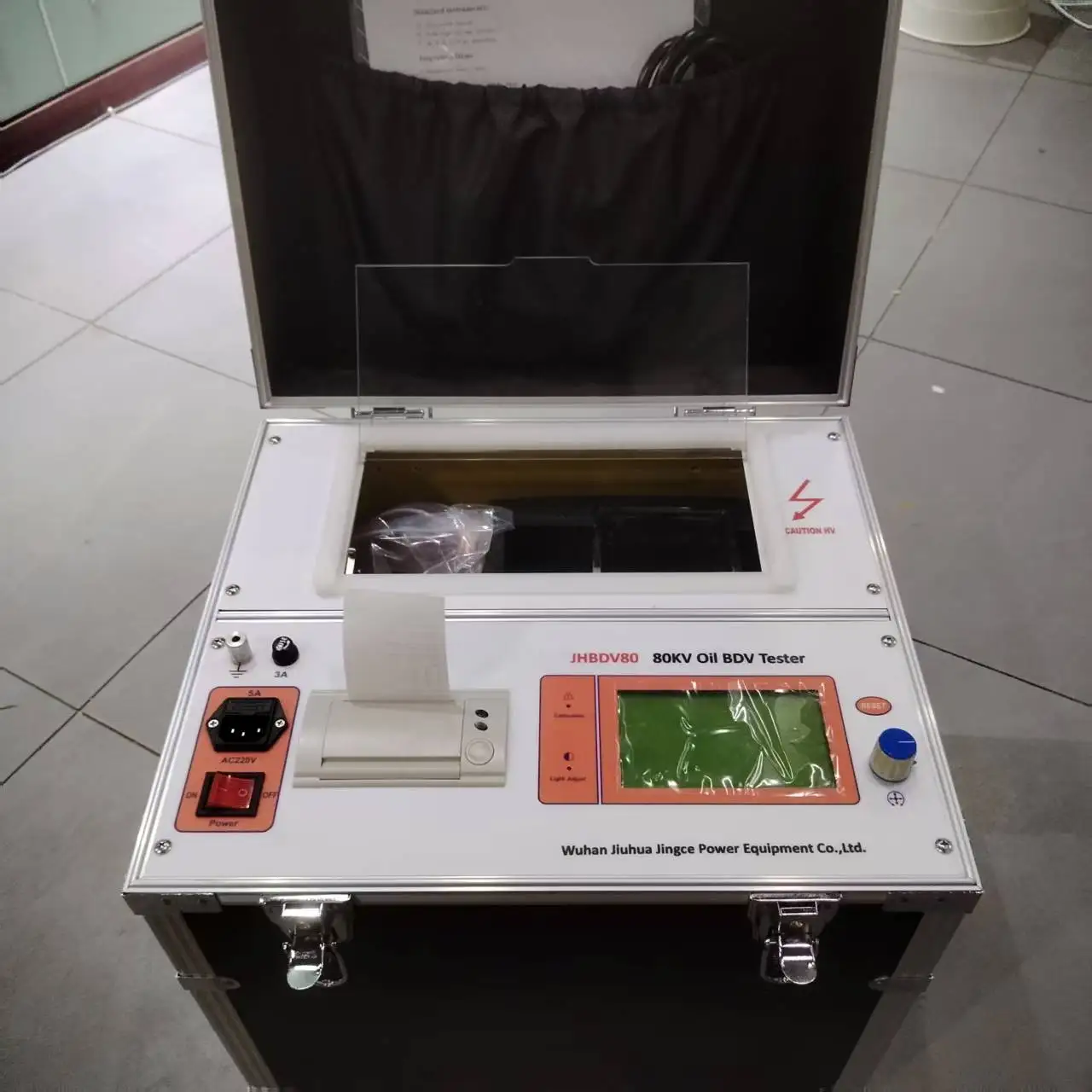 Автоматическая 80 кВ/100 кВ высоковольтная трансформаторная масляная диэлектрическая машина для испытания прочности оборудование для испытания изоляции масло Bdv тестер