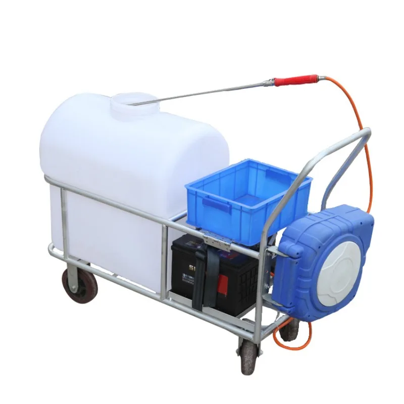 Four‑wheel Agricultural Pesticide Fertilizer Integrated Spraying Trolley  Greenhouse Vegetable Orchard And Nursery Disinfection