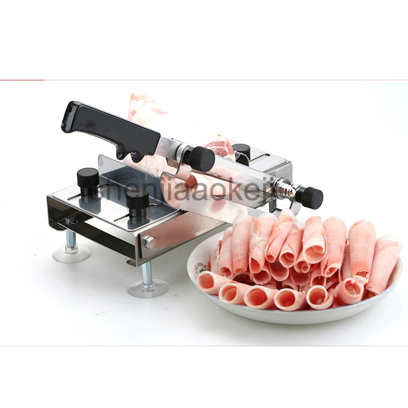 

Meat Slicer Ginseng Slicing Machine Antler Stainless Steel Chinese Herbal Slicing Machine Manual Food Cutting Machine 1pc