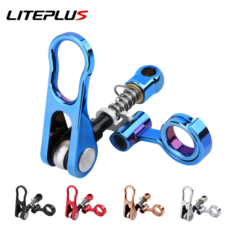 ITEPLUS folding bike seatpost clamp aluminum alloy for brompton bike seatpost clamp anodized quick release seat tube clip