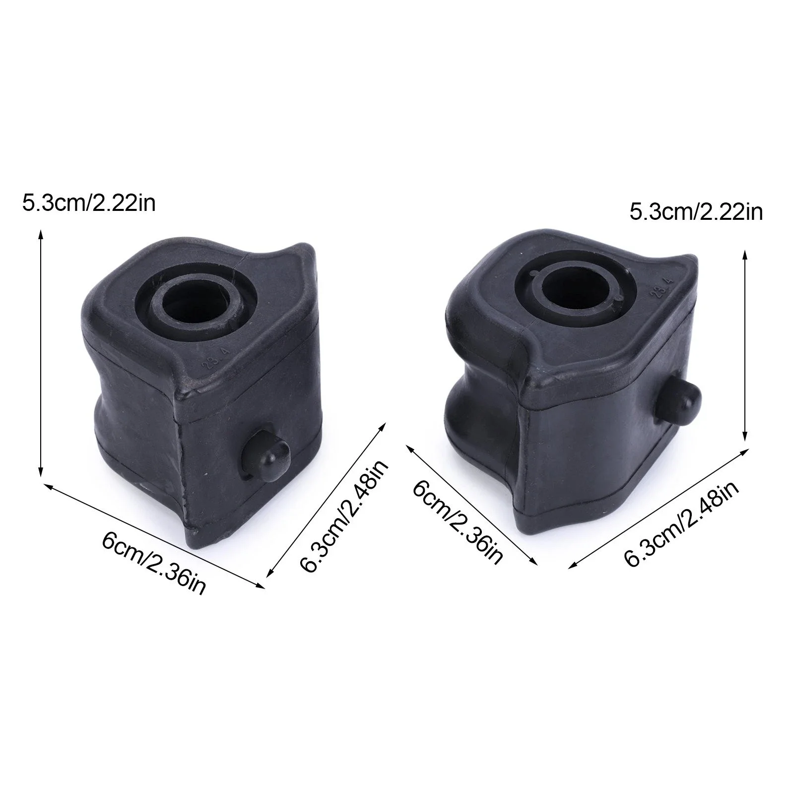 2PCS Front Anti Roll Bar Bush Bushing Rubber 48815-47030 48815-47020 for TOYOTA Prius Plus | 2012 - 2020 | Premium Qualit