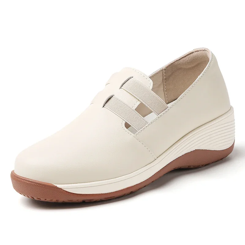 

Women's 100% genuine leather fashionable casual spring and summer new flat shoes leather shoes, loafers vulcanized women's shoes