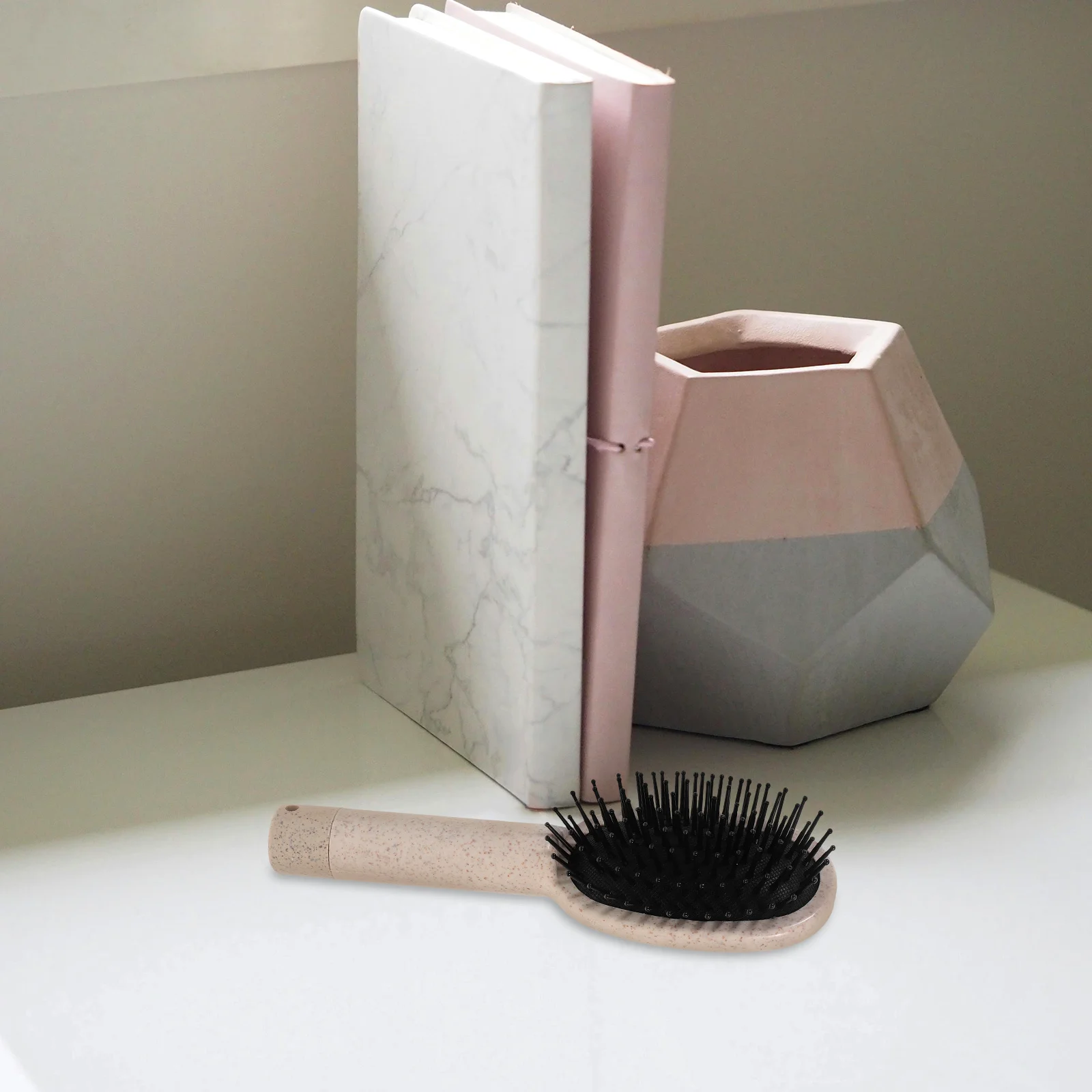 تخزين فرشاة الشعر، حاوية عناصر المقصورة السرية الآمنة، مجوهرات السفر، حامل المال المخفي، فرشاة بيج لإخفاء المال