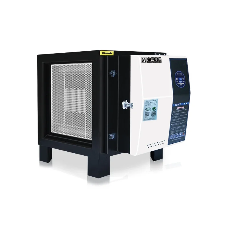 

Коммерческий дымовой фильтр ESP для ресторана, кухонный дымовой очиститель воздуха, 4000 м3/ч, электростатический фильтр