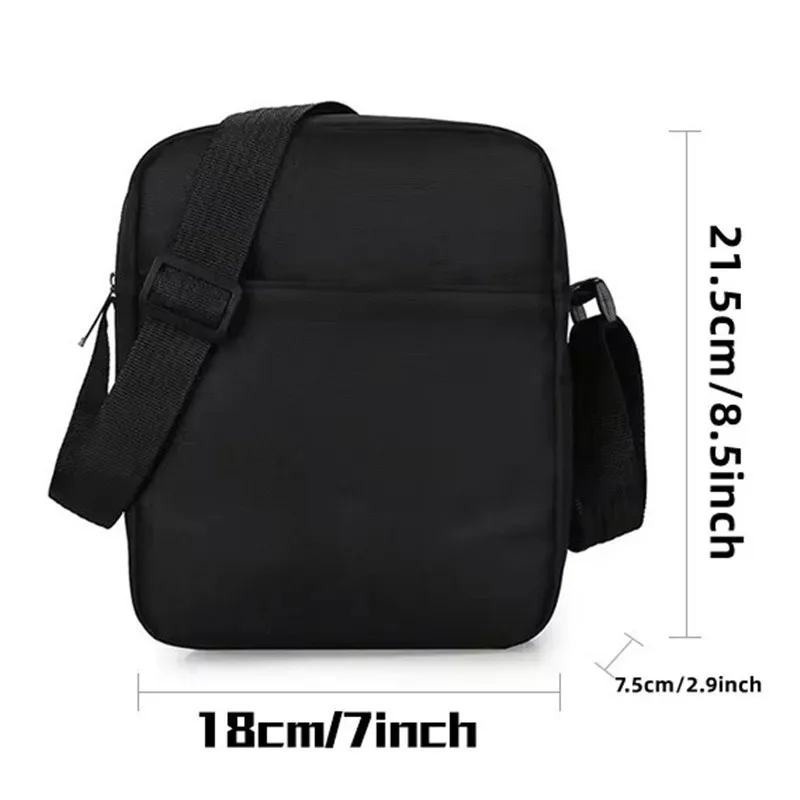 Personalized Customization Name Men's and Women's Crossbody Bag Shoulder Bag Outdoor Travel Waterproof Storage Bag Handbag