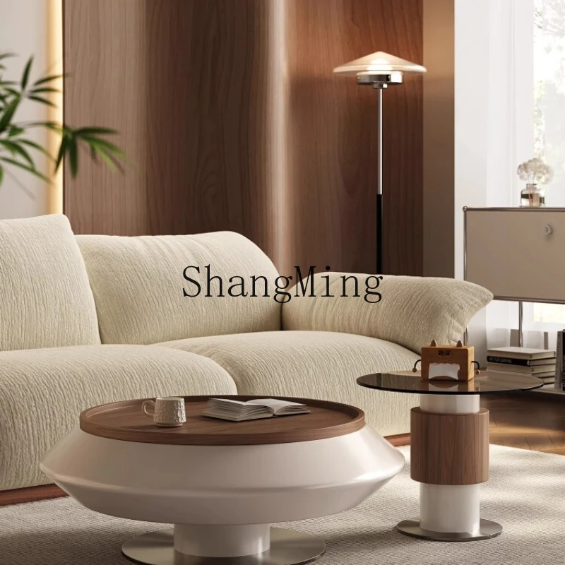 

ZYY size round coffee table combination modern simple living room household small apartment tea table