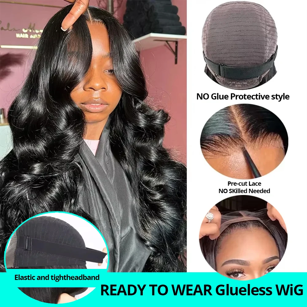 Body Wave 250 Density Human Hair Wigs Ready To Go 13x4 Glueless Human Hair Wig Remy Brazilian Human Hair Wigs For Women On Sale