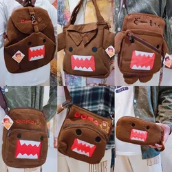 Hot Sale Kawaii Domo Kun Big Backpack Crossbody Cute Brown Anime Peripherals Small Shoulder Messenger Bags Mirror Birthday Gifts