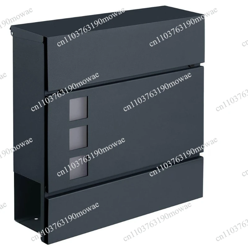 Modern European Stainless Steel Letter Box For Villa Outdoor Mail Receiving Use