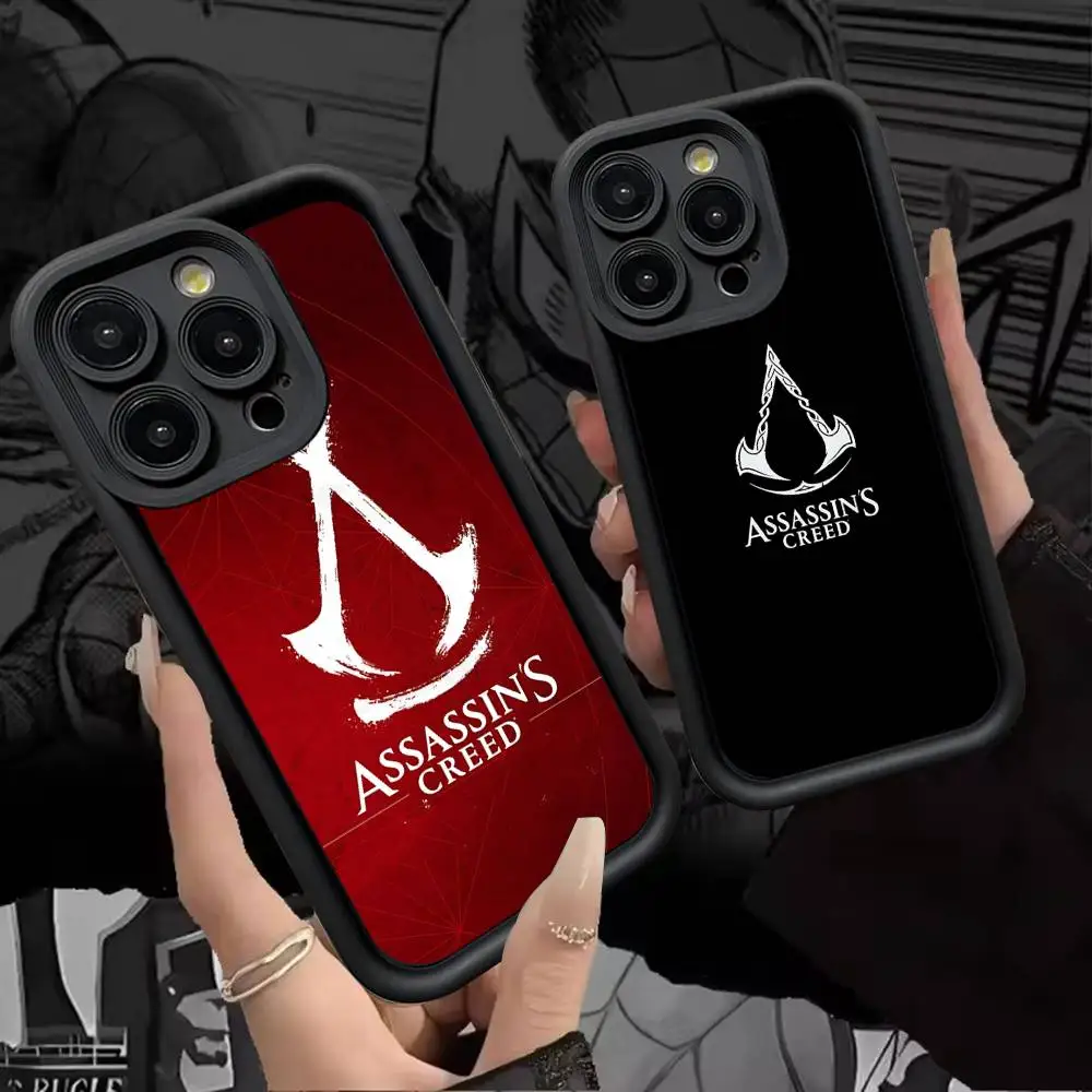 A-Assassin S-Creed Gaming Phone Case For IPhone 17 16 15 14 13 12 11 Pro Max Mini Plus Soft TPU Back Cover