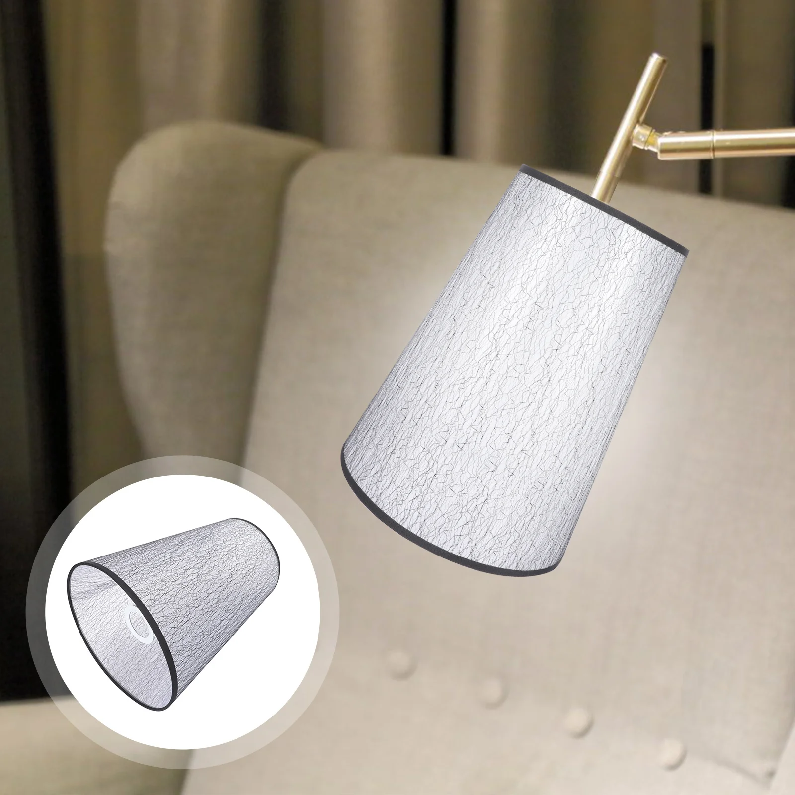 

Маленький абажур-барабан для настольной лампы, винтажный абажур-футляр для лампы, для спальни, рабочего стола, для домашнего использования, для внутреннего освещения