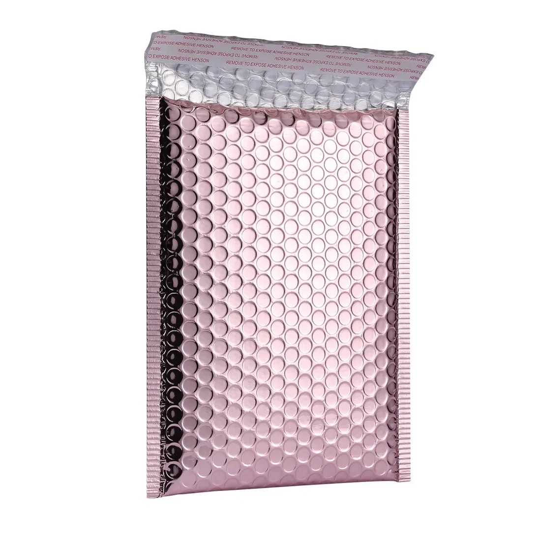 10pcs Rose Gold Aluminum Film Bubble Bag Bubble Envelope Bag Shock-proof Thickened Laser Aluminum Film Express Bubble Bag