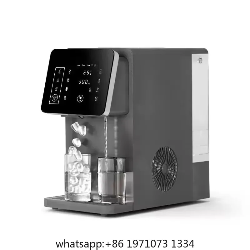 3-in-1 Ice Maker & Water Dispenser: Countertop Home Appliance with Instant Heating/Cooling, Large Capacity, Energy Saving