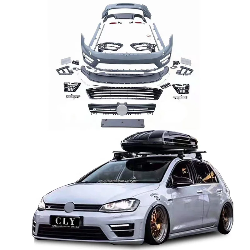 

CLY Bodykit For 2014-2018 VW GOLF MK7 GOLF 7 GOLF 7 GTI Modified R20 Front Rear Car bumpers Side Skirt