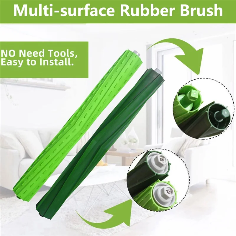 A94E-ل اي روبوت رومبا S9 9150 / S9 + Plus 9550 جهاز آلي لتنظيف الأتربة فلتر Hepa فرشاة جانبية رئيسية كيس لجميع الغبار قطع الغيار