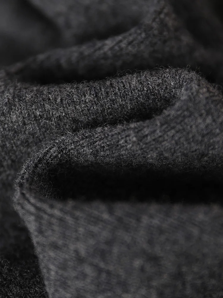 New Classy Autumn Winter Soft Thick Warm Wool Women Pencil Pants Woman 100% Merino Wool Trousers Elastic Waist Knited Wool Pants