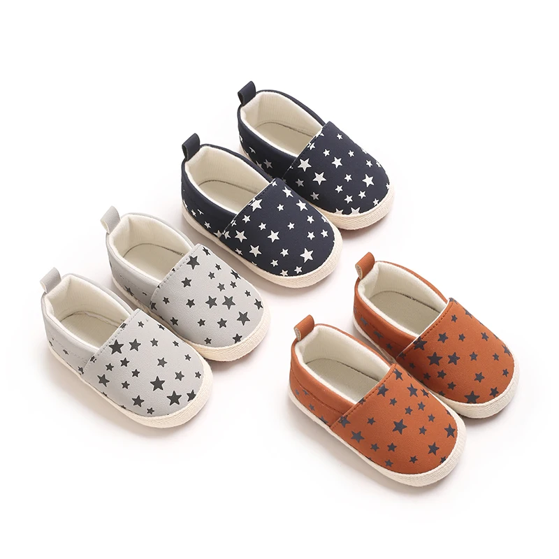 

0-18Months Newborn Baby Cartoon Graffiti Casual Canvas Sole Anti Slip Baby Shoes First Walking Children's Shoes Baby Shoes