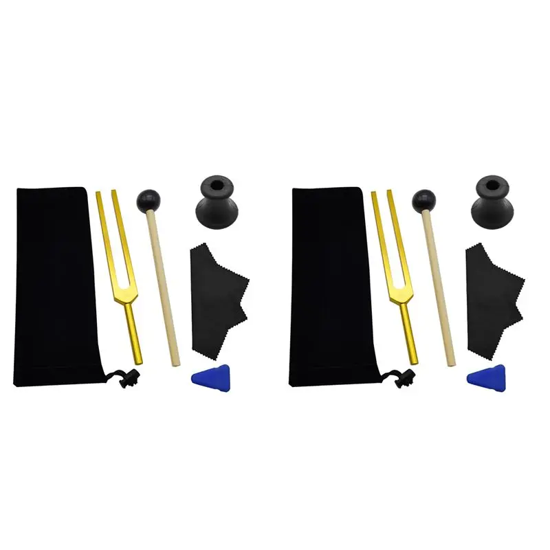 ABUE-2X F 285 HZ Tuning Fork Set,Tuning Fork For Healing Chakra,Sound Therapy,Keep Body,Mind And Spirit In Perfect Harmony