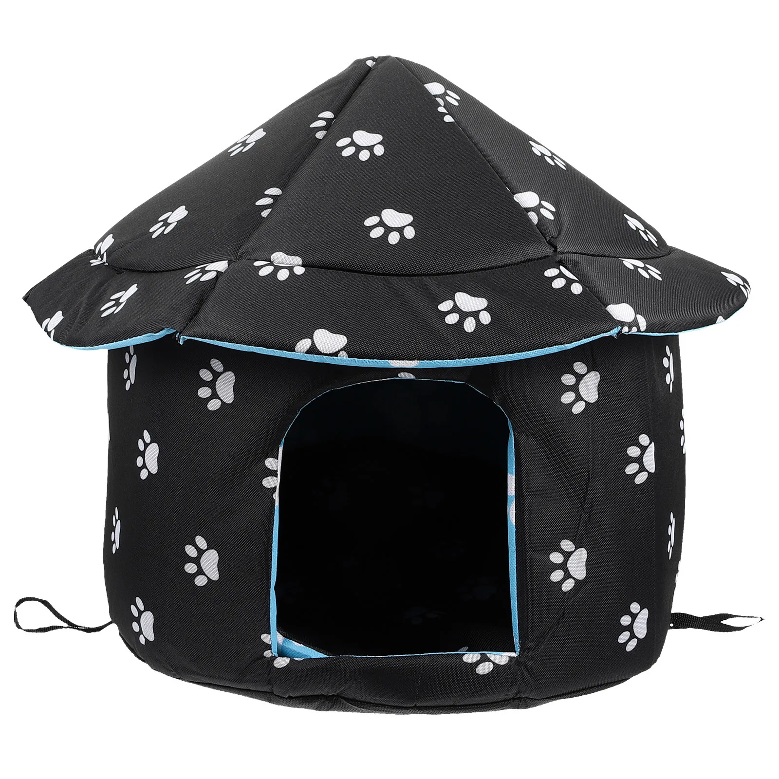 

Weatherproof Cat House Outdoor Detachable Warm Pet Bed for Garden Patio Or Indoor Use Stay Protected from Rain Snow