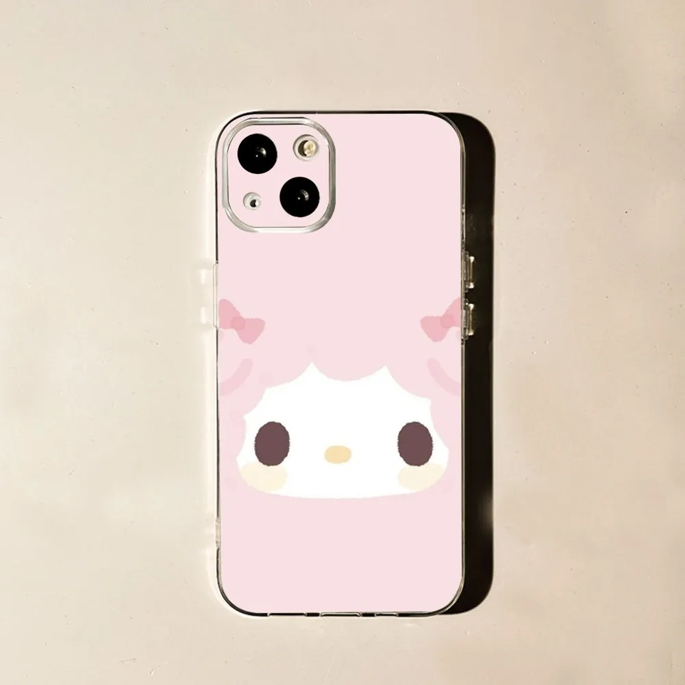 S-Sanrio My Sweet P-Piano Phone Case For iPhone 15,14,13,12,11 Plus,Pro,Max,XR,XS,X,7,8 Plus,SE,Mini Transparent Silicone Soft