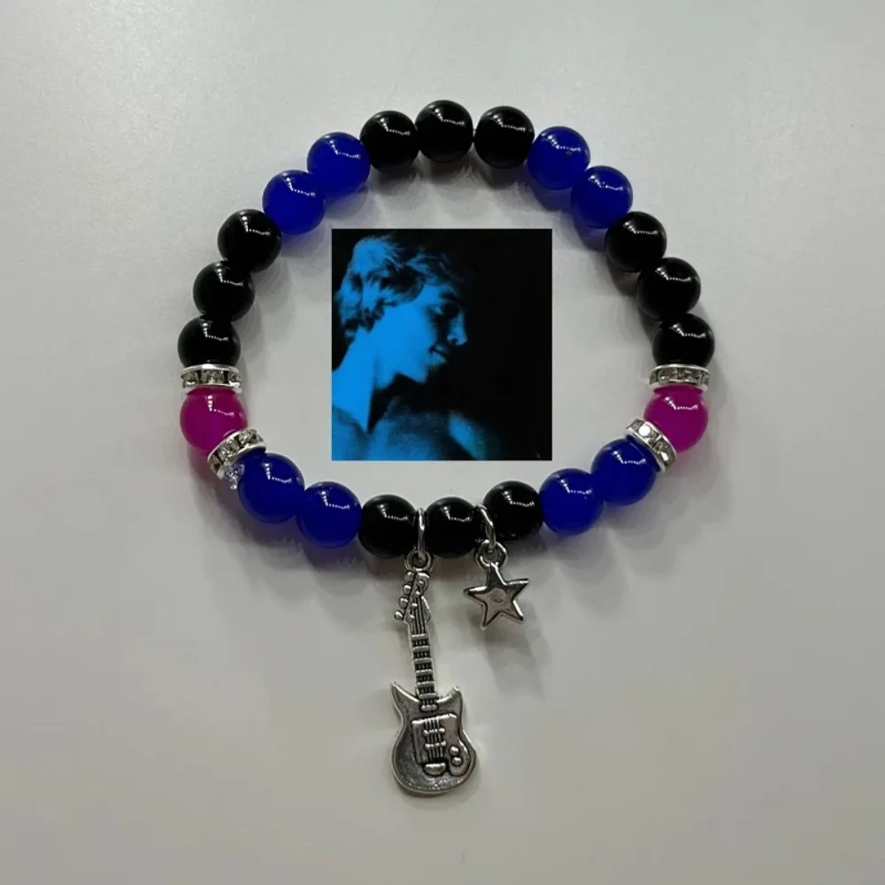 2 Pcs/Set TV Girl Matching Beaded Bracelets, Who Really Cares Album‑Inspired Bracelets, Fashion Jewelry Gift for Couples & Best Friends