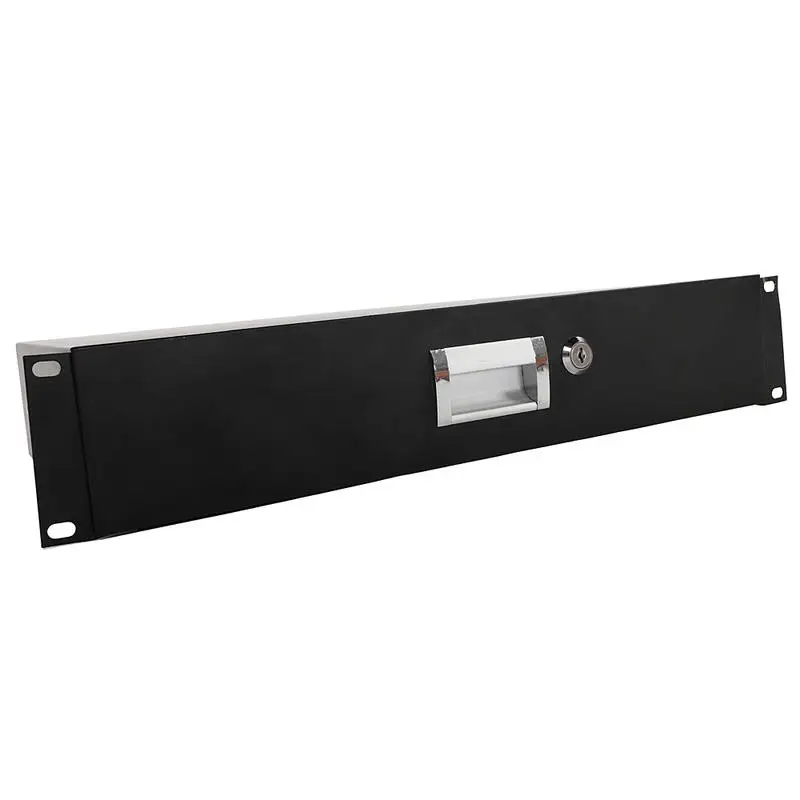 19-inch 2U Sheet Metal Drawer DJ Rack, Black view 4