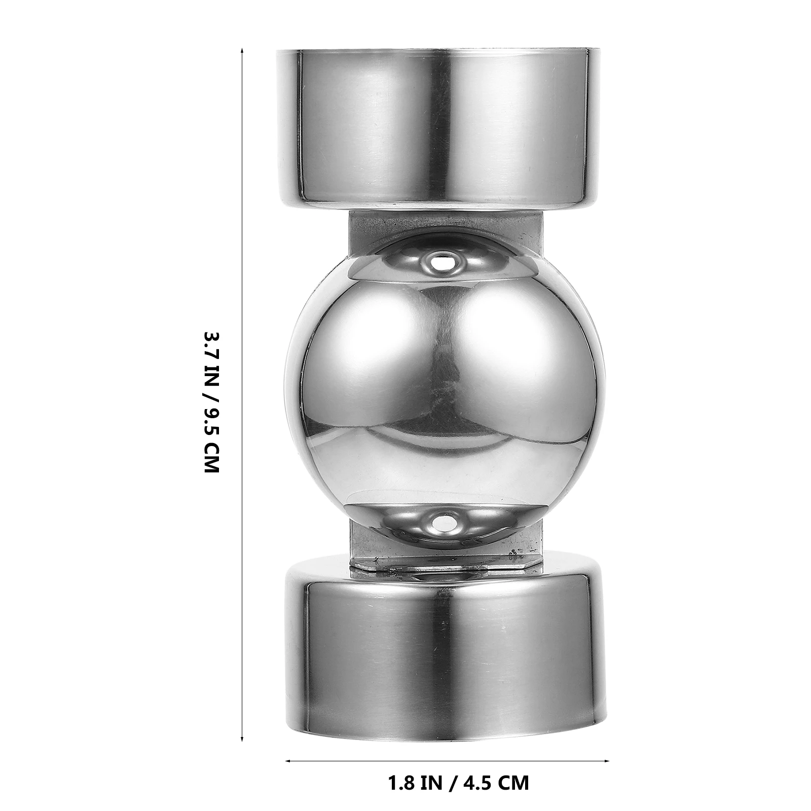 

1pcs Stainless Steel Extension Fitting Durable Easy Install Multi-Functional Structural Rail For Stair Railing Tube Replacement