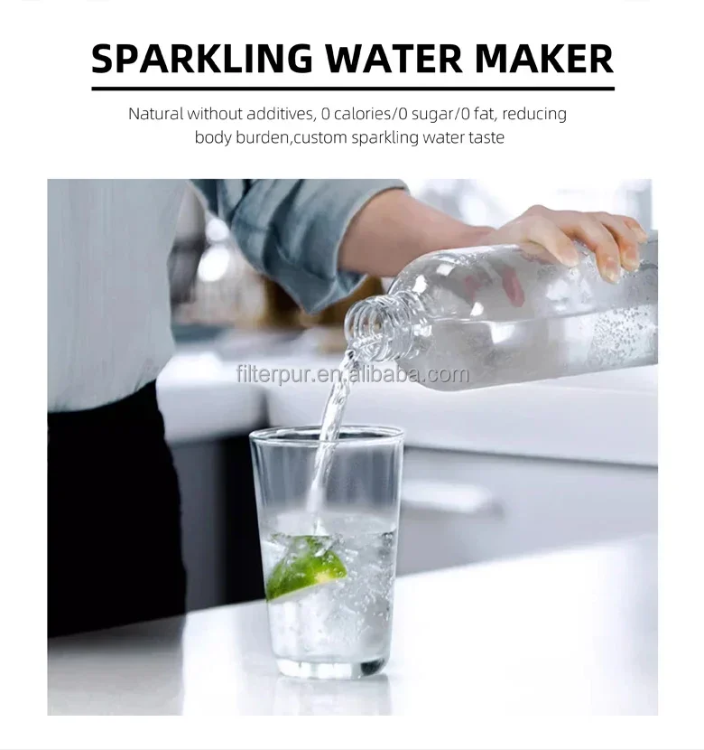 موزعات مياه ساخنة وباردة قائمة بذاتها مع ضاغط وصودا وصانع المياه الفوارة