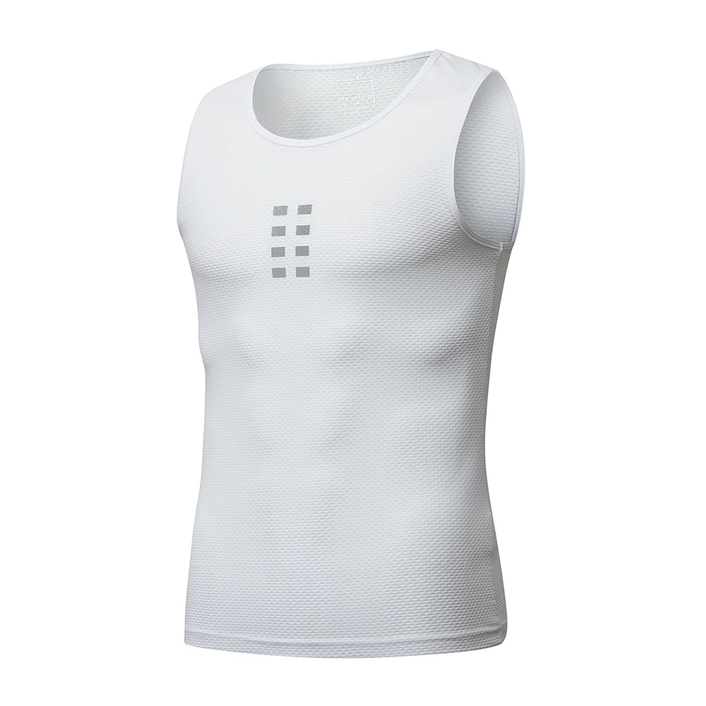 AliExpress WOSAWE Summer Cycling Jersey Sleeveless Breathable Bicycle Undershirt Quick Dry Reflective Cycling Base Layer