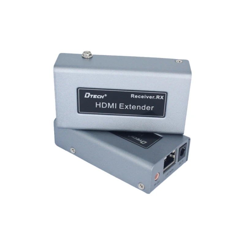 DTECH DT-7053(MS) 1080P 60Hz HDMI Single Network Cable Extender 60m über Cat5e/6 Ethernet-Kabel