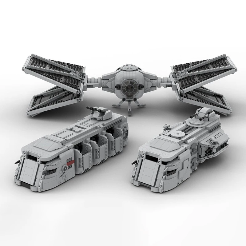 

3656 шт., звездная битва, фильм Moc, имперский завязанный Outlander, космический истребитель, Trexler Marauder Troop, модель, креативные идеи, игрушка-головоломка, подарок