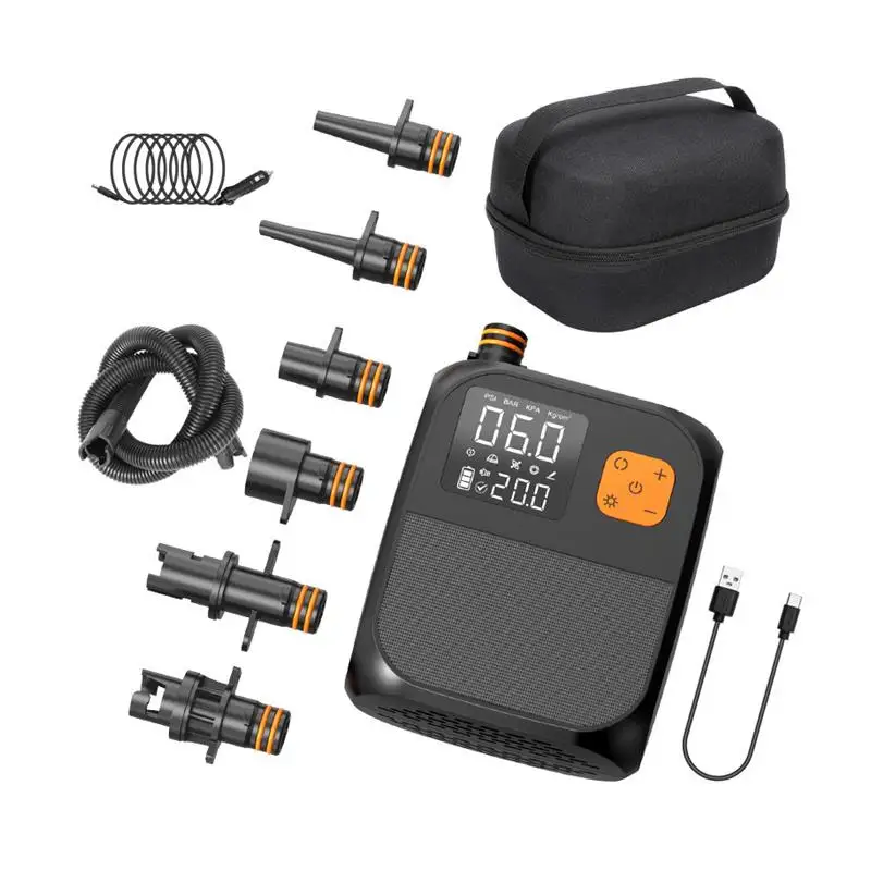 

Imported technology Kayak car air pump outdoor portable electric inflatable pulp sheet inflatable bed