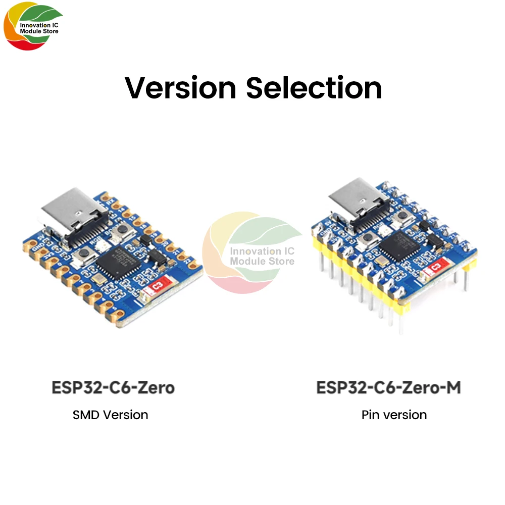 ESP32-C6-Zero Development Board Mini WiFi6 BT Module Dual Mode Communication Board 4MB Flash