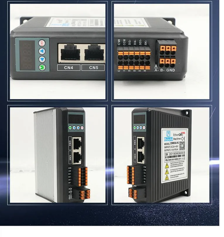 CANopen Bus Control Digital Nema 23 Stepper Driver CIA301 RS-485 Communication 2DM556-RC