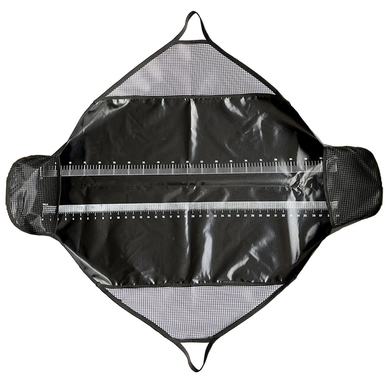 Fishing Tackle Accessories Bag Fishing Weighing Sling Bag with Ruler Graduated Scale Case Carp Coarse Fish Weigh Bag-ABWY