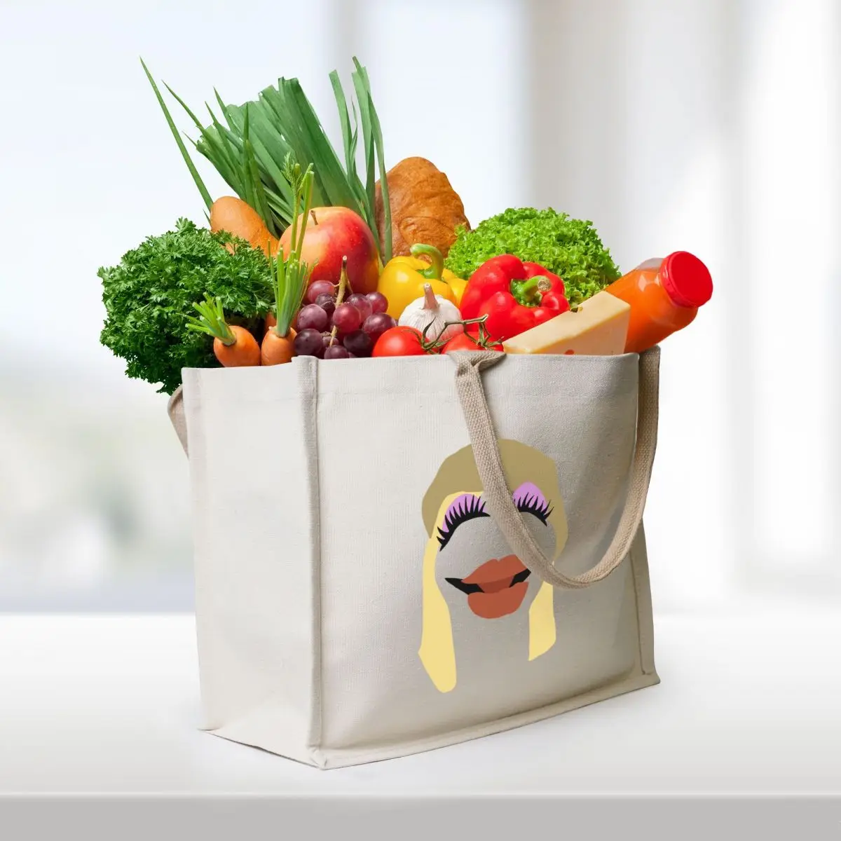Janice Tote Bag Big bag reusable shopping bag Cloth