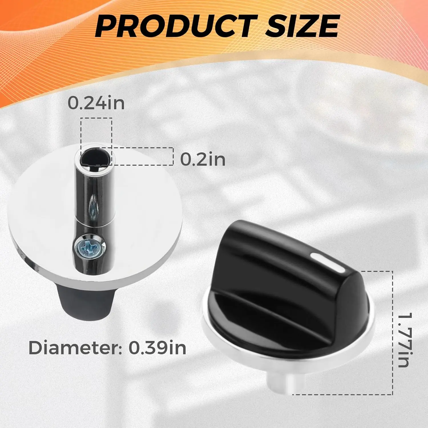 1pc 00650847 Cooktop Burner Knobs Gas Stove Knobs Replacement for Bosch Replace 1999734 650847 AH3480601 AP4513132 EA3480601
