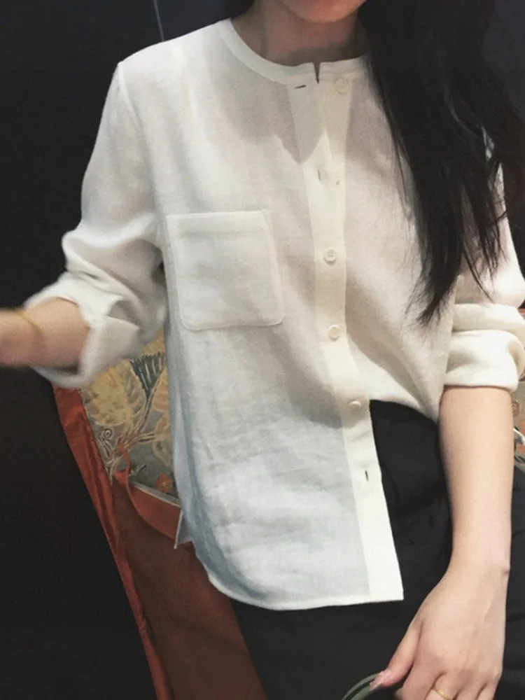 

Women's Wool irt Loose Long Sve Commute Sle Casual French Sle Slimming Cheered Pattern Spring Autumn Outerwear