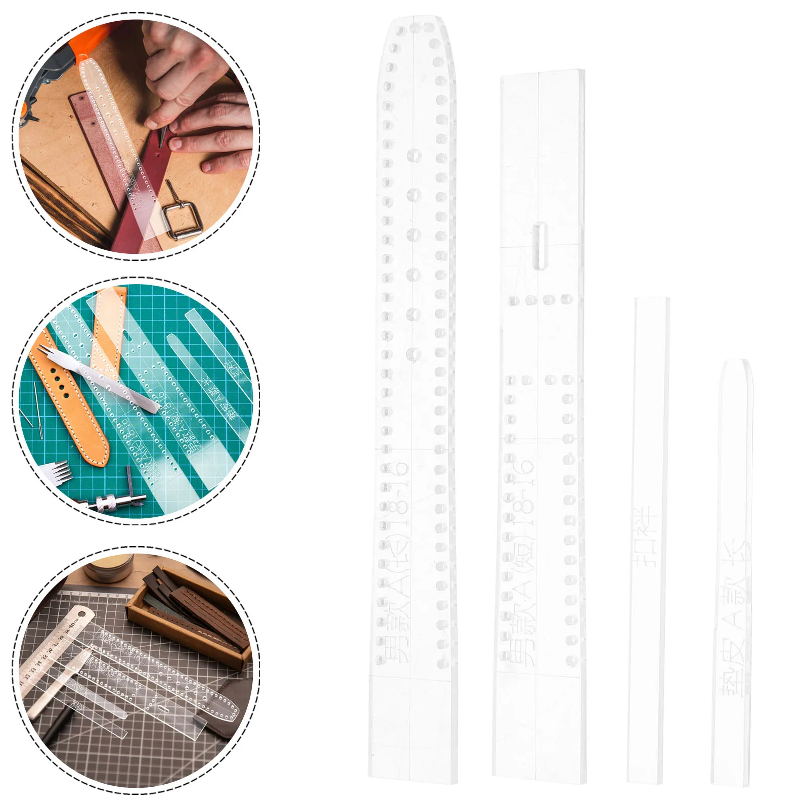 

Acrylic Watch Strap Diy Mold 18-16 3Mm Clear Durable Template For Handmade Bands Easy Craft Use Versatile Transparent Stencil