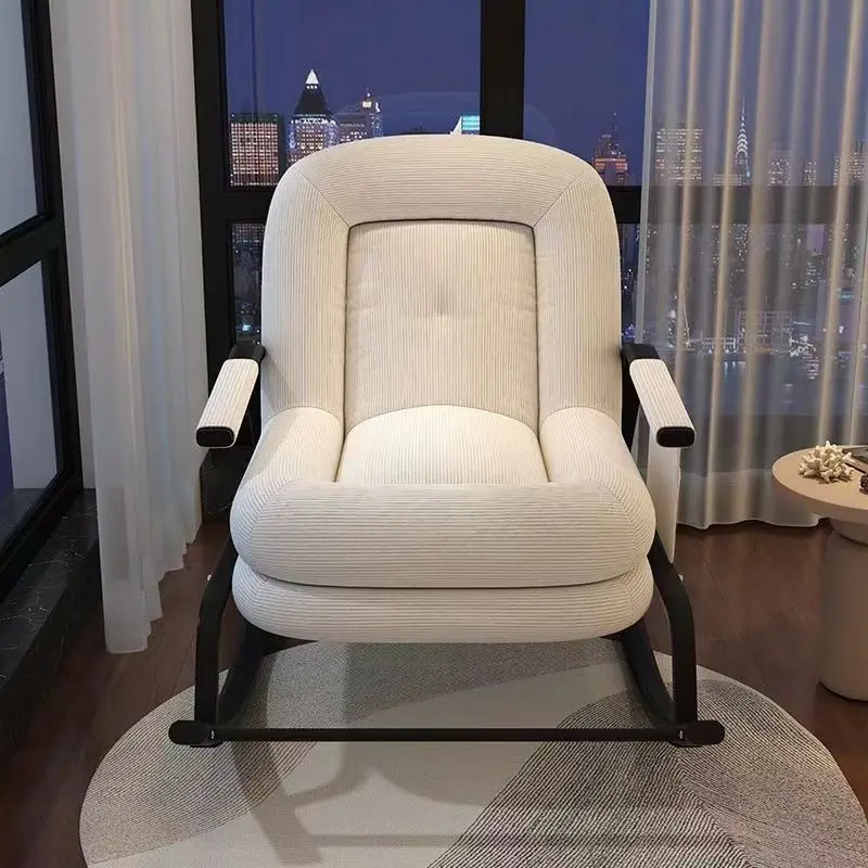 كرسي هزاز متعدد الوظائف، شرفة منزلية، أريكة ترفيهية، كرسي للكبار قابل للتعديل