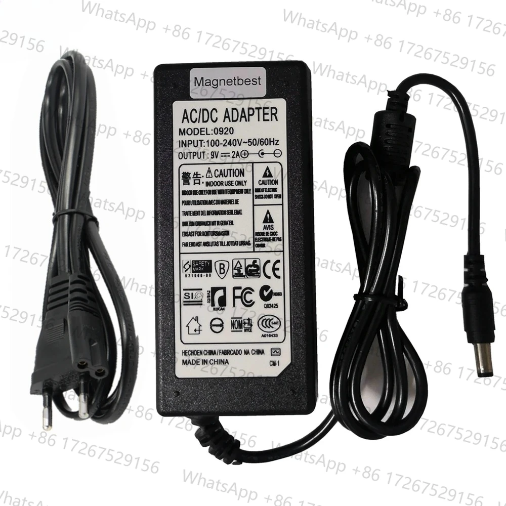 9V 2A AC Adapter Replacement For Boss Roland AX-09, AX-09-BK FA-06 FA-07 FA-08 JUNO-DS61 Keytar Synthesizer Power Supply