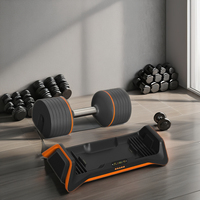 Adjustable 20kg Fitness Equipment Gym Workout Adjustable Dumbbell Set Stainless Steel Dumbbell Fitness Dumbbells
