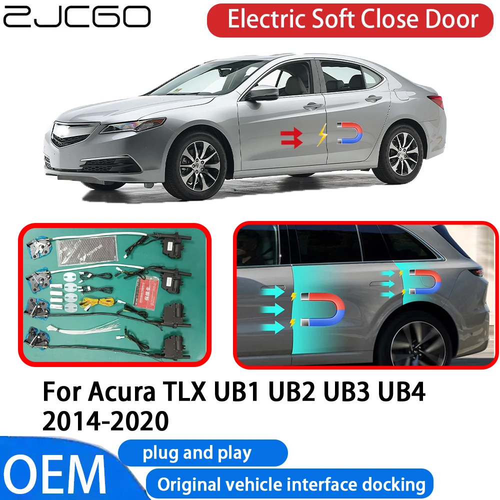 for Acura TLX UB1 UB2 UB3 UB4 2014-2020 Car Automatic Electric Soft Close Door Closer System OEM Plug and Play Comfort Closing