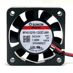 New CPU Fan for SUNON MF40102VX-1Q03C-A99 24V 1.92W 4010 Printer Frequency Converter Cooling Fan 40x40x10mm