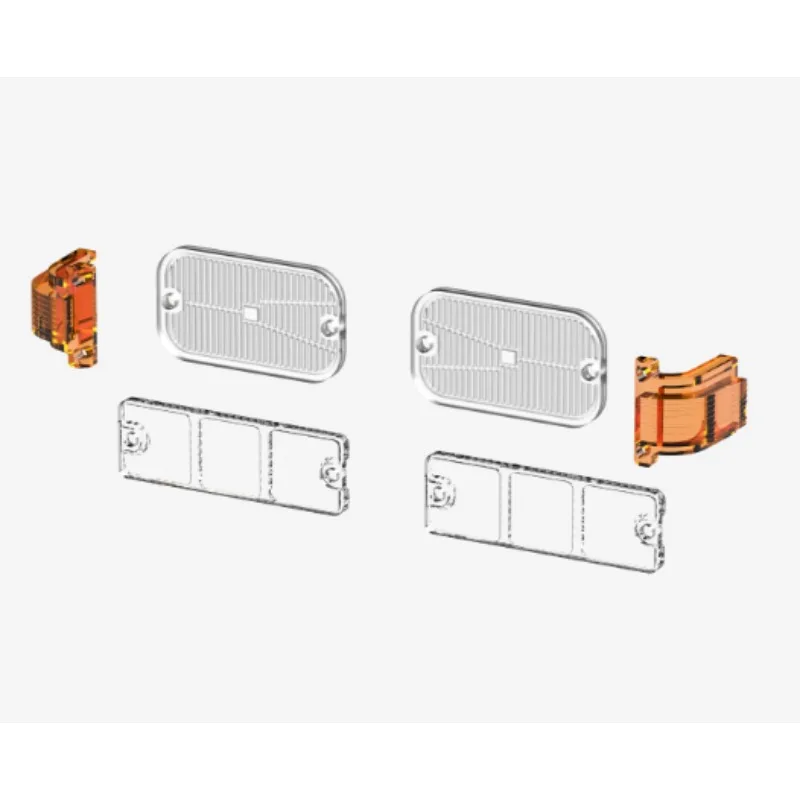Full Light Lens Set for CROSSRC EMO X6 / XL3 1/8 Scale RC Crawler, Direct Fit No Modification Required CS-97401664