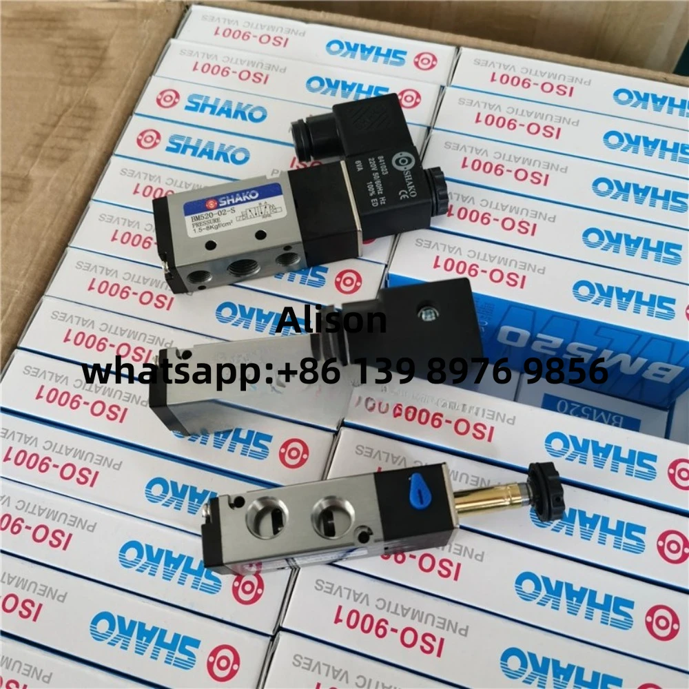 SHAKO Solenoid Valve AC220V BM520 DC24V BM520-02S AC220V BM520-02S DC24V AC220V BM520S DC24V BM520S